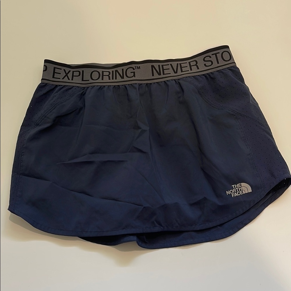 The North Face Navy Athletic Running Skort